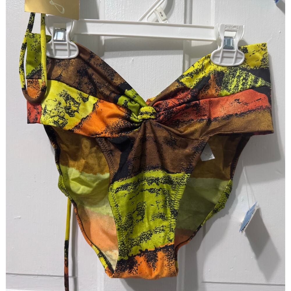 NWT Vintage 80’s Gottex Two Piece Bikini Swimsuit Set Size 12 - Picture 2 of 9